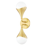 Ariana LED Bath in Aged Brass - Lamps Expo