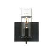 Pista 1-Light Wall Sconce in Black - Lamps Expo