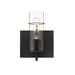Pista 1-Light Wall Sconce in Black - Lamps Expo
