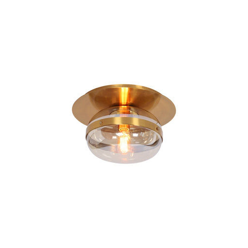 Nottingham 10" Flush Mount in Antique Brass