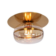 Nottingham 3-Light 19.8" Flush Mount in Antique Brass
