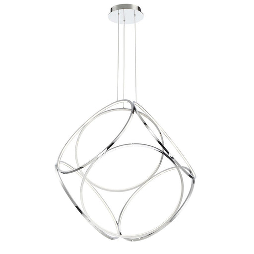Glenview 6-Light 34" Pendant in Chrome