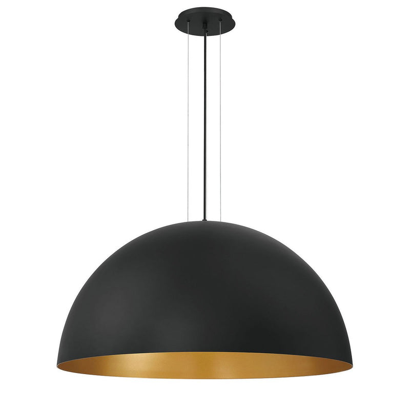 Laverton 35.5" Pendant in Gold-Black Mix