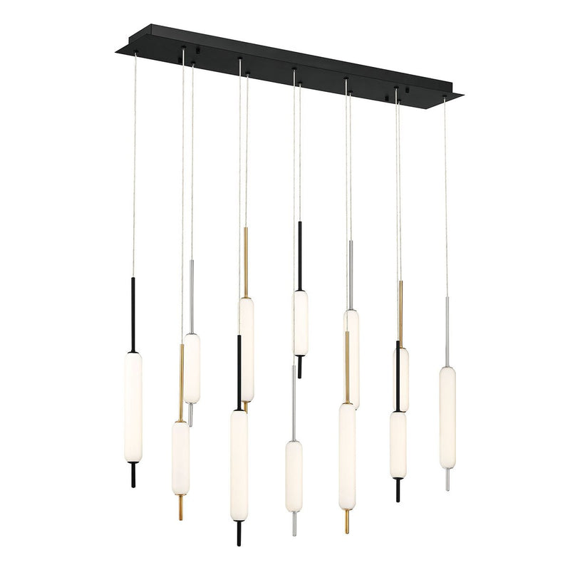 Cumberland 12-Light 40.25" Linear Pendant in Mix
