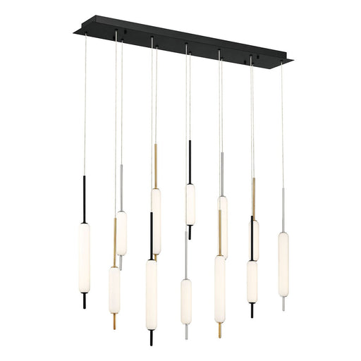 Cumberland 12-Light 40.25" Linear Pendant in Mix