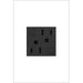 adorne Tamper-Resistant 15A Duplex Self-Test GFCI Receptacles in Graphite