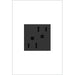 adorne 15A Dual Tamper-Resistant Outlet in Graphite