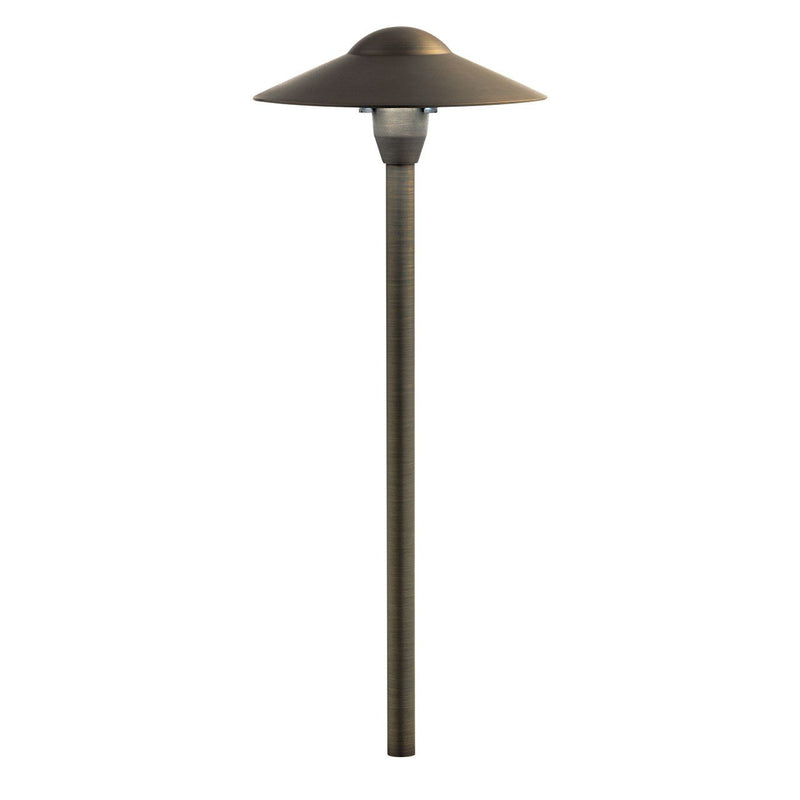 Dome Path and Spread Light 8.25" in Centennial Brass