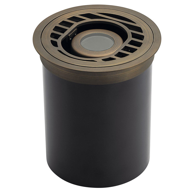 LED Retrofit Well Light in Centennial Brass