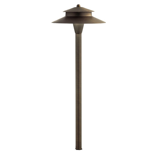 Integrated LED Path Light 8.5" x 22.75" in Centennial Brass