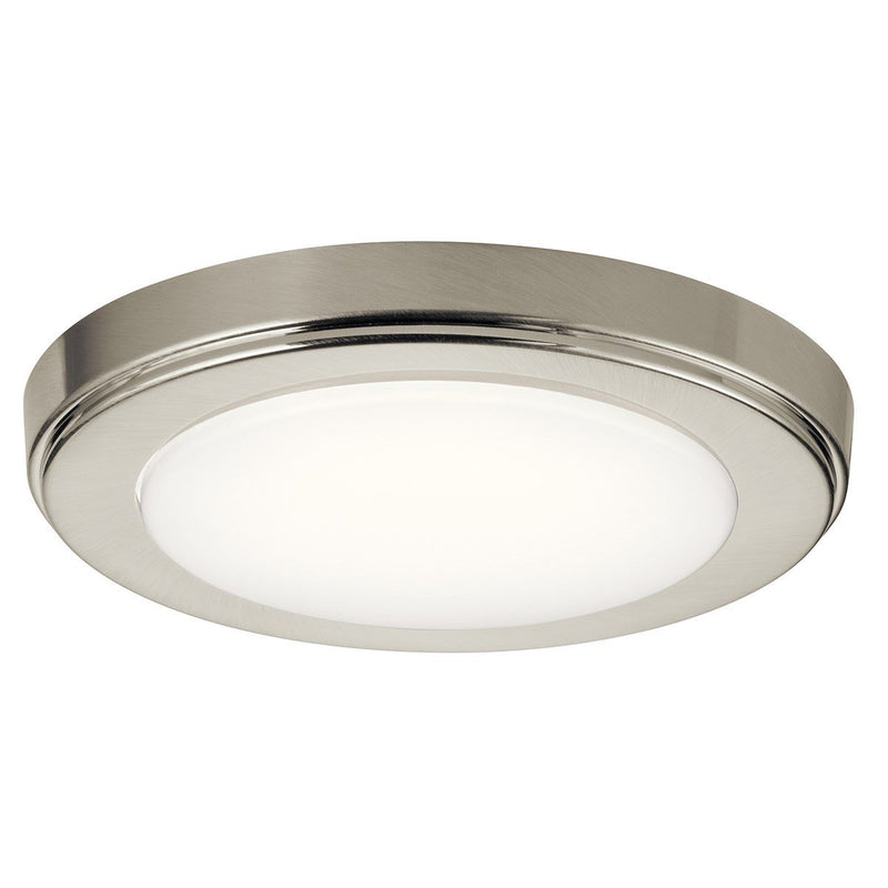 Zeo 7" LED Flush Mount in Brushed Nickel