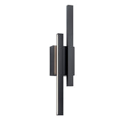 Idril 2-Light Wall Sconce in Matte Black