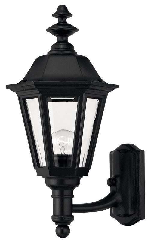 1419BK - Manor House Medium Wall Mount Lantern in Black by Hinkley Lighting