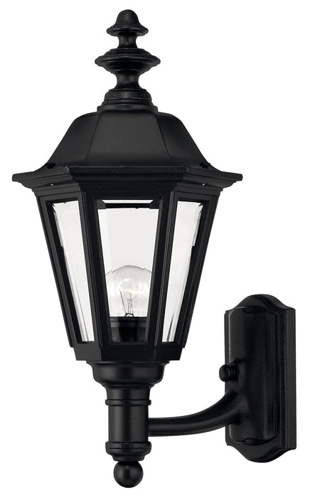 Manor House Medium Wall Mount Lantern in Black - Lamps Expo