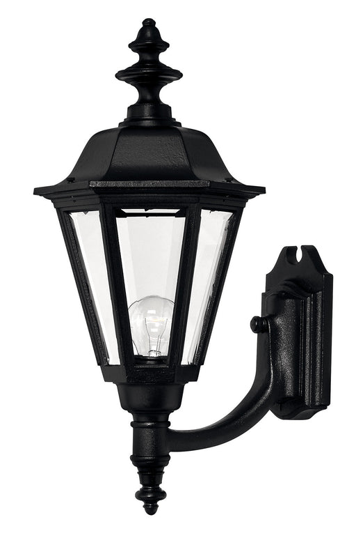 1449BK - Manor House Large Wall Mount Lantern in Black by Hinkley Lighting