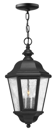 Edgewater 3-Light Outdoor Hanging Lantern in Black