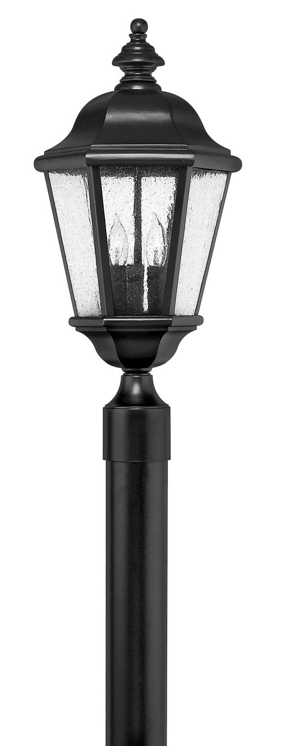 Edgewater Medium 3-Light Outdoor Post Light in Black
