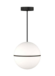 Hanea Grande Pendant in Nightshade Black