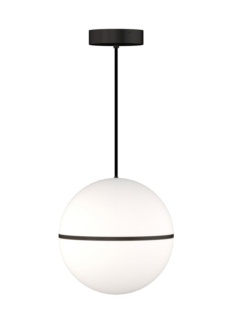 Hanea Grande Pendant in Nightshade Black