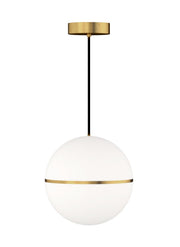 Hanea Grande Pendant in Natural Brass