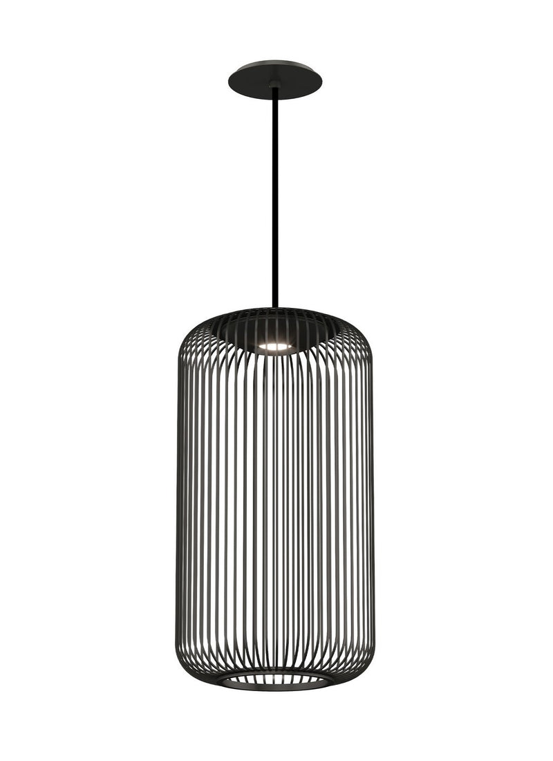 Kai 1 Pendant in Nightshade Black