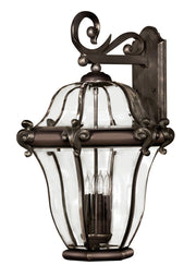 San Clemente Extra Large Outdoor Wall Lantern in Copper Bronze