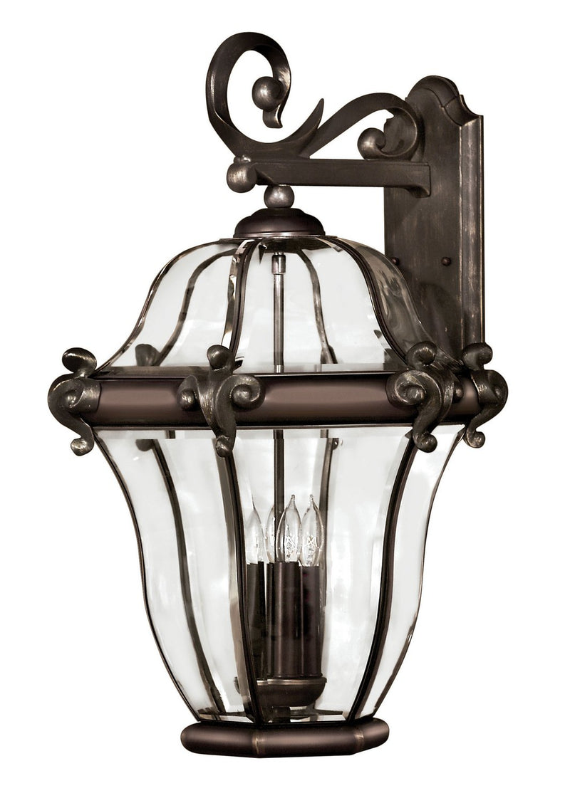 San Clemente Extra Large Outdoor Wall Lantern in Copper Bronze