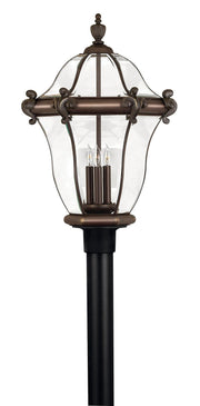 San Clemente Extra Large Outdoor Post Light in Copper Bronze