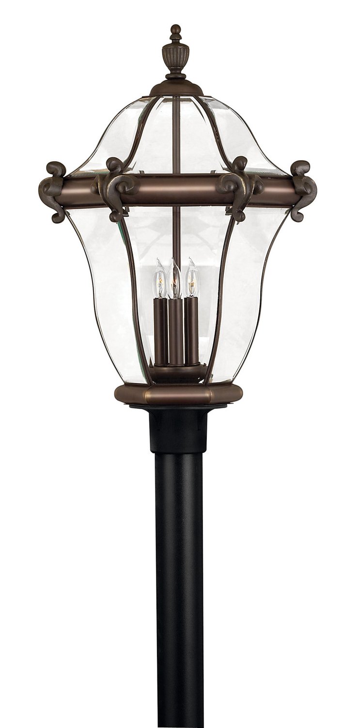 San Clemente Extra Large Outdoor Post Light in Copper Bronze