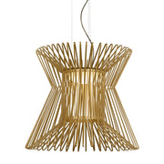 Syrma Pendant in Satin Gold