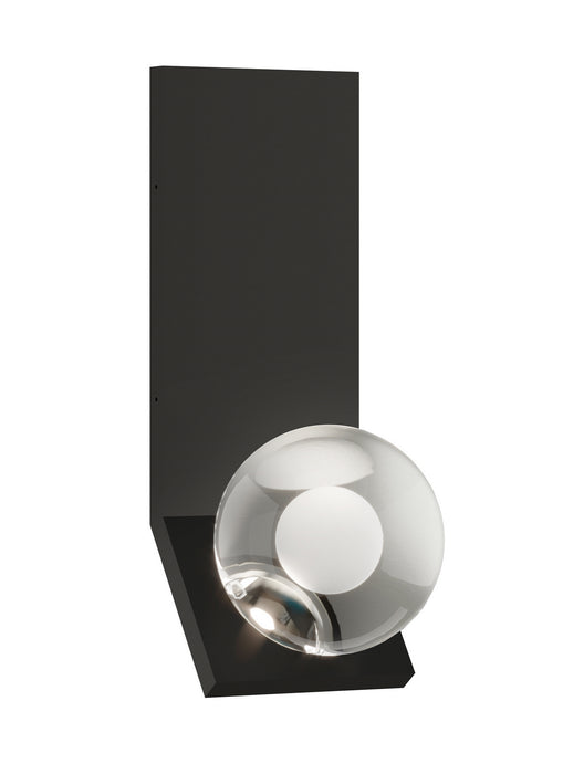 Mina LED Wall Sconce in Nightshade Black