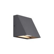 Pitch Single Outdoor Wall Sconce in Single Charcoal