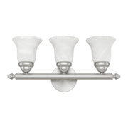 Rivera 3-Light 19" Bath Vanity Light in Brushed Nickel