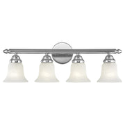 Rivera 4-Light Bath Vanity Light in Polished Chrome