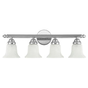 Rivera 4-Light Bath Vanity Light in Polished Chrome