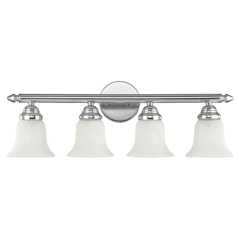 Rivera 4-Light Bath Vanity Light in Polished Chrome