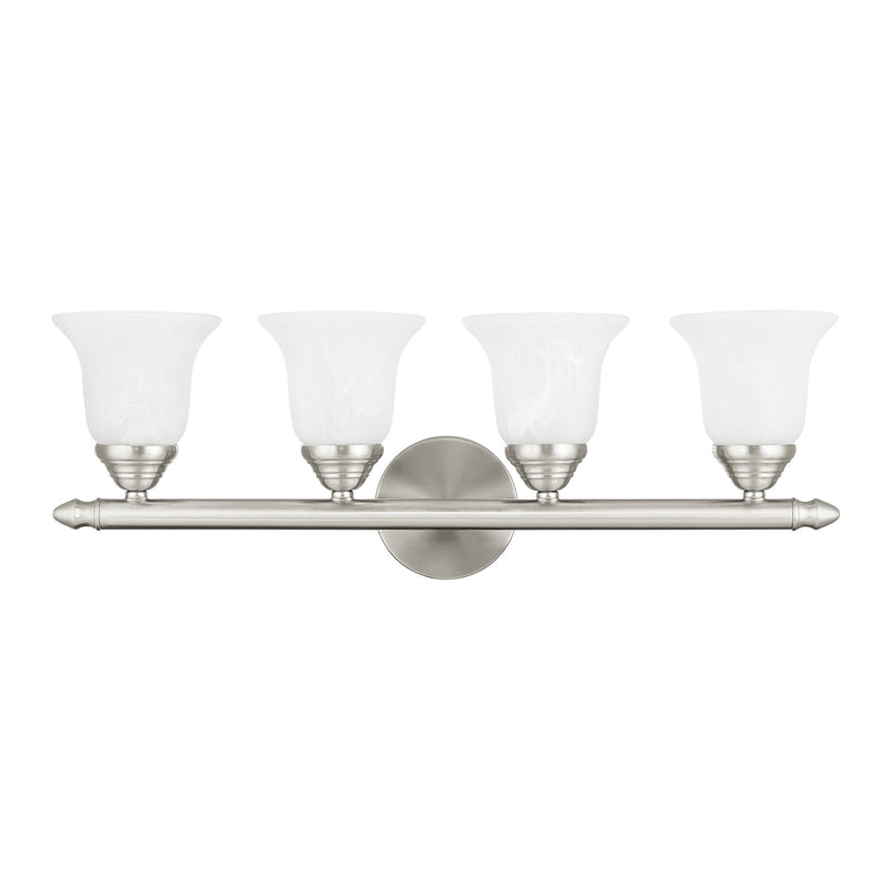 Rivera 4-Light Bath Vanity Light in Brushed Nickel