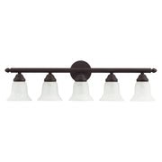 Rivera 5-Light 32" Bath Vanity Light in Bronze