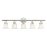 Rivera 5-Light 32" Bath Vanity Light in Brushed Nickel