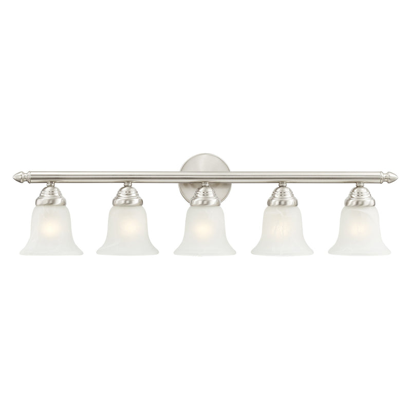 Rivera 5-Light 32" Bath Vanity Light in Brushed Nickel