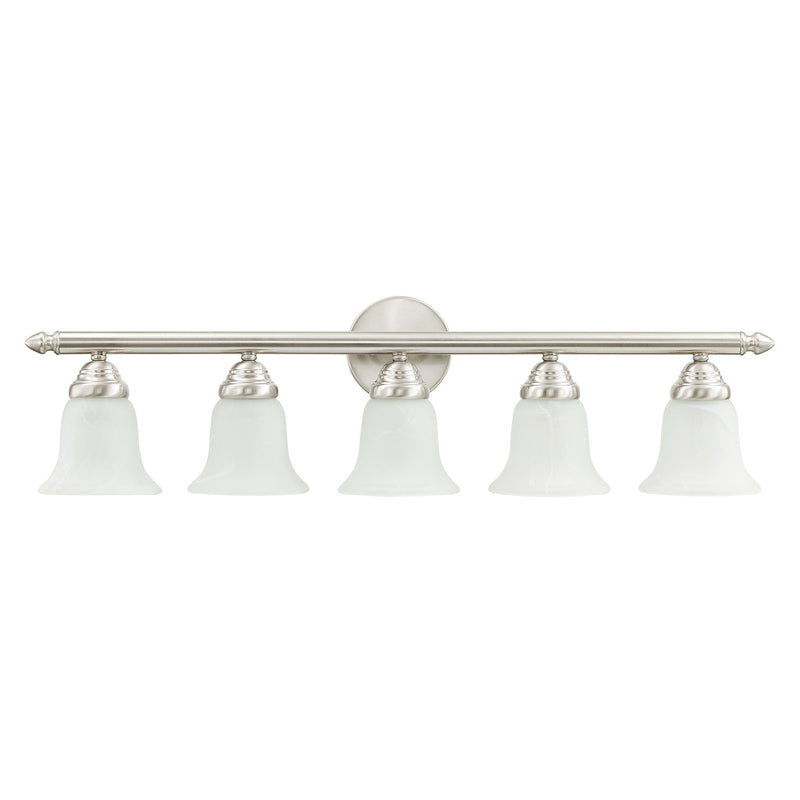 Rivera 5-Light 32" Bath Vanity Light in Brushed Nickel