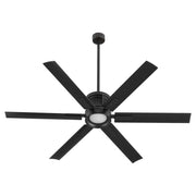 Zeus 65" 6-Blade Ceiling Fan in Matte Black