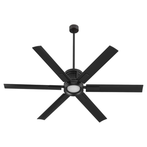 Zeus 65" 6-Blade Ceiling Fan in Matte Black