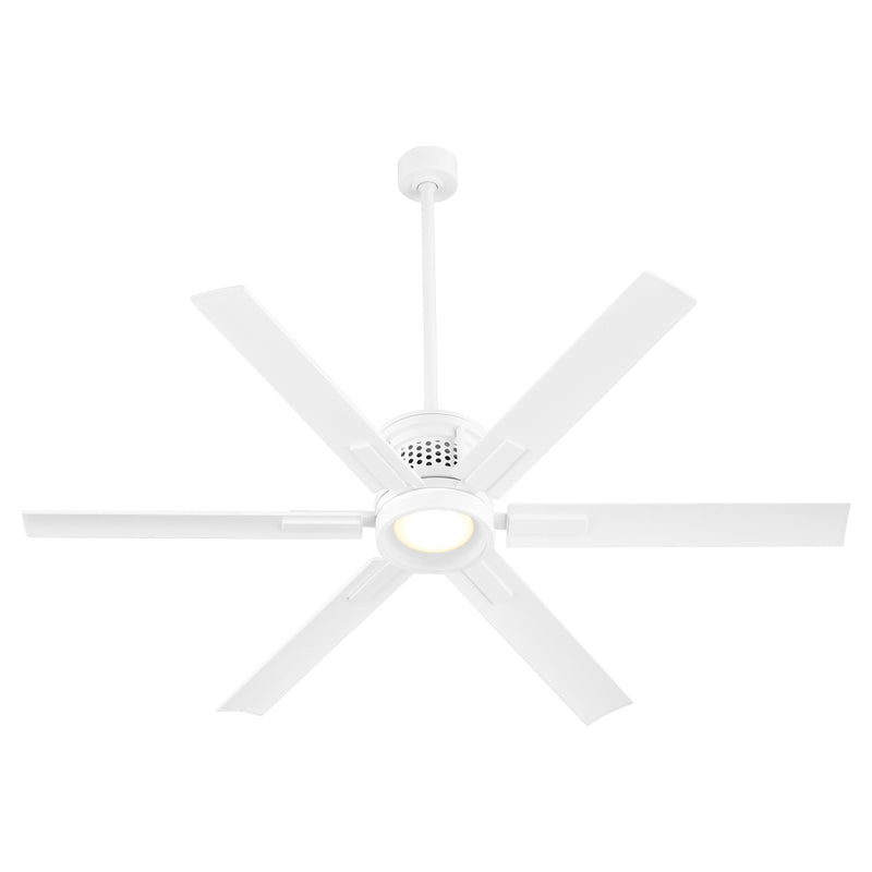 Zeus 65" 6-Blade Ceiling Fan in Studio White