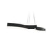 Arcs LED Linear Pendant in Black