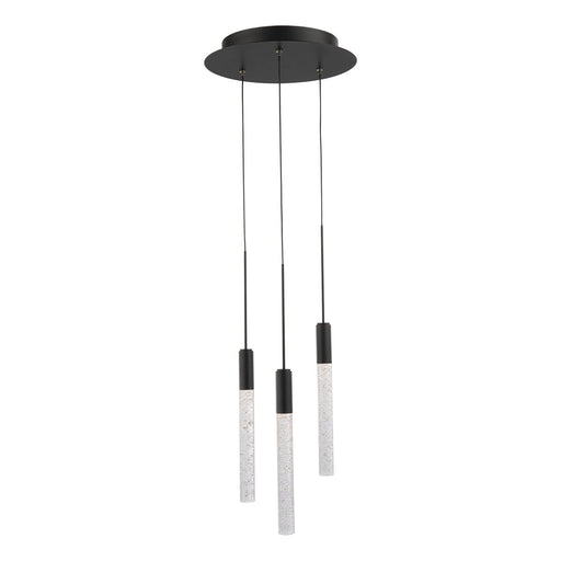 Magic 3-Light Round Pendant in Black