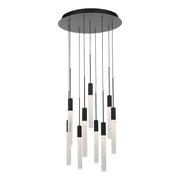 Magic 9-Light Round Pendant in Black