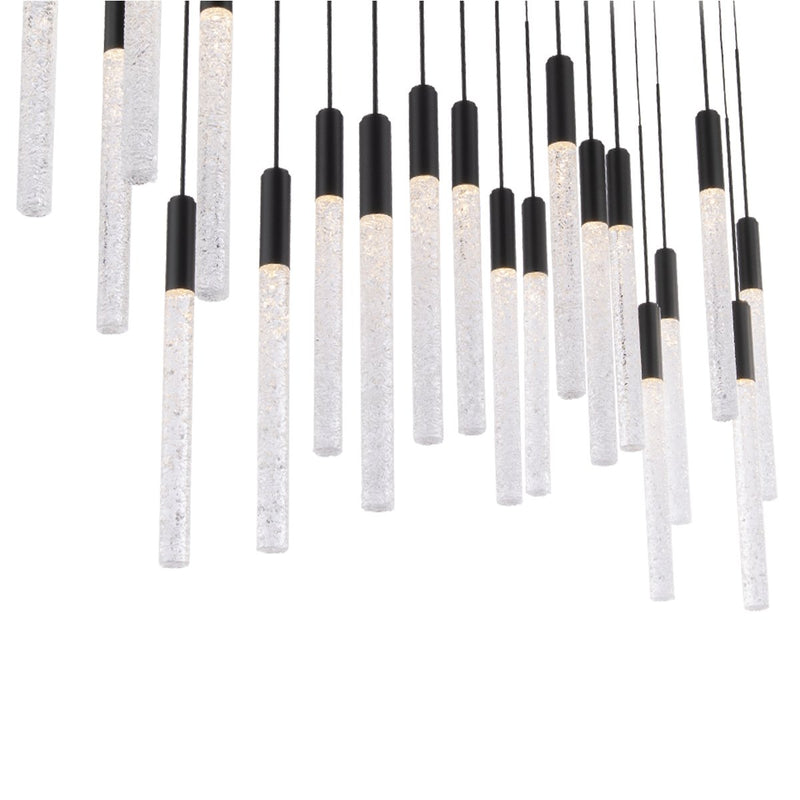 Magic 23-Light Linear Pendant in Black