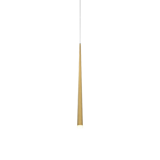 Cascade 28" Crystal Mini Pendant in Aged Brass