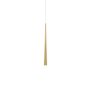 Cascade 37" Crystal Mini Pendant in Aged Brass